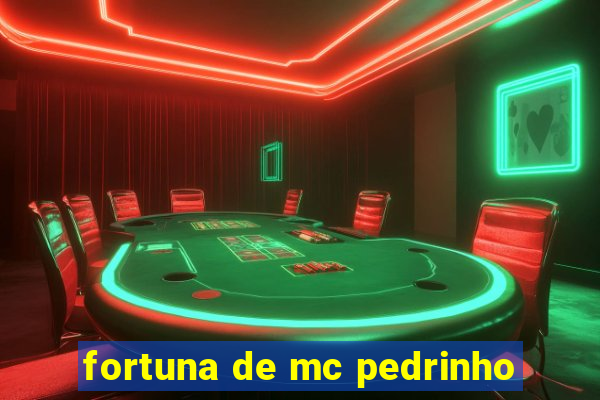 fortuna de mc pedrinho